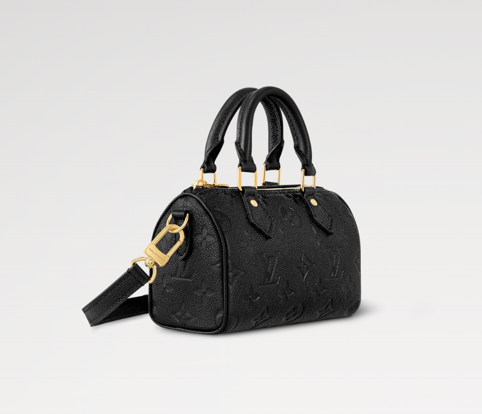 Louis Vuitton Nano Speedy Monogram Black