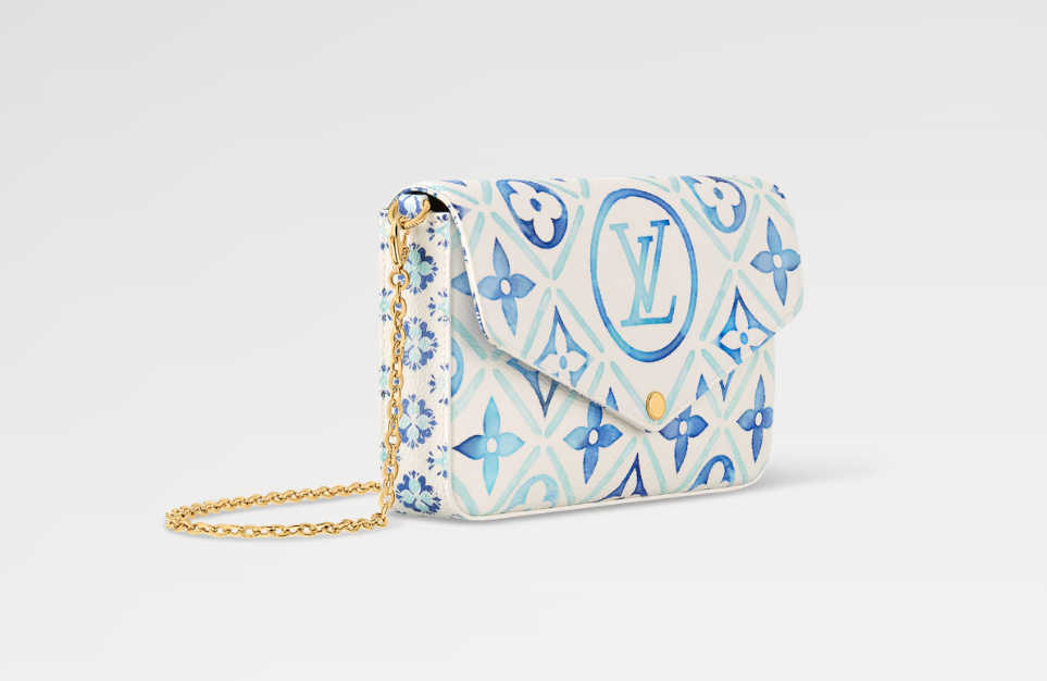 Louis Vuitton Félicie Pochette Lagoon Blue