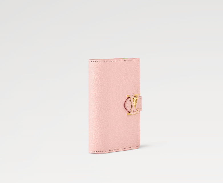 Louis Vuitton Vertical Compact Wallet Rose Jasmin