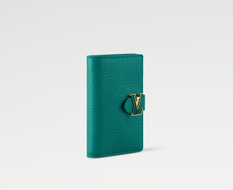 Louis Vuitton Vertical Compact Wallet Emeraude