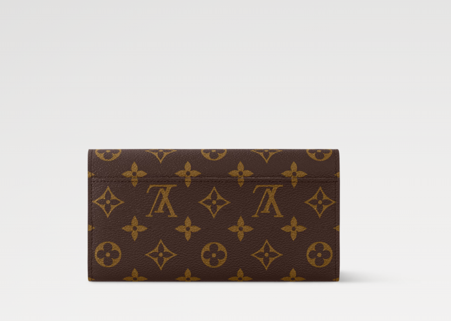 Louis Vuitton SARAH WALLET Monogram Olympe Blue