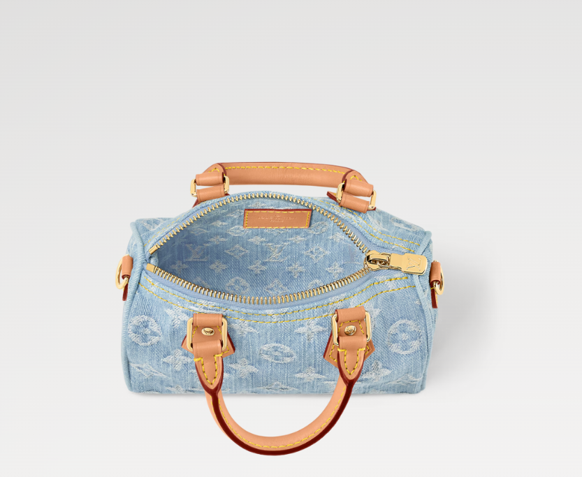 Louis Vuitton Speedy Nano Other Monogram Sky Blue