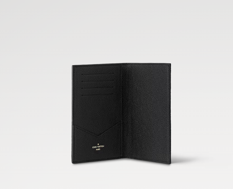 Louis Vuitton PASSPORT COVER Monogram Black