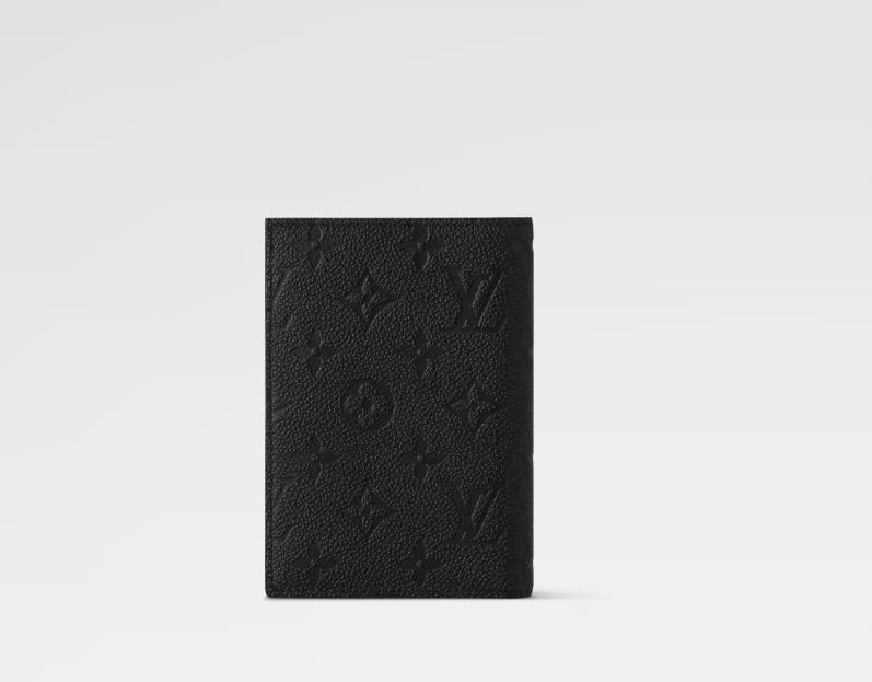 Louis Vuitton PASSPORT COVER Monogram Black