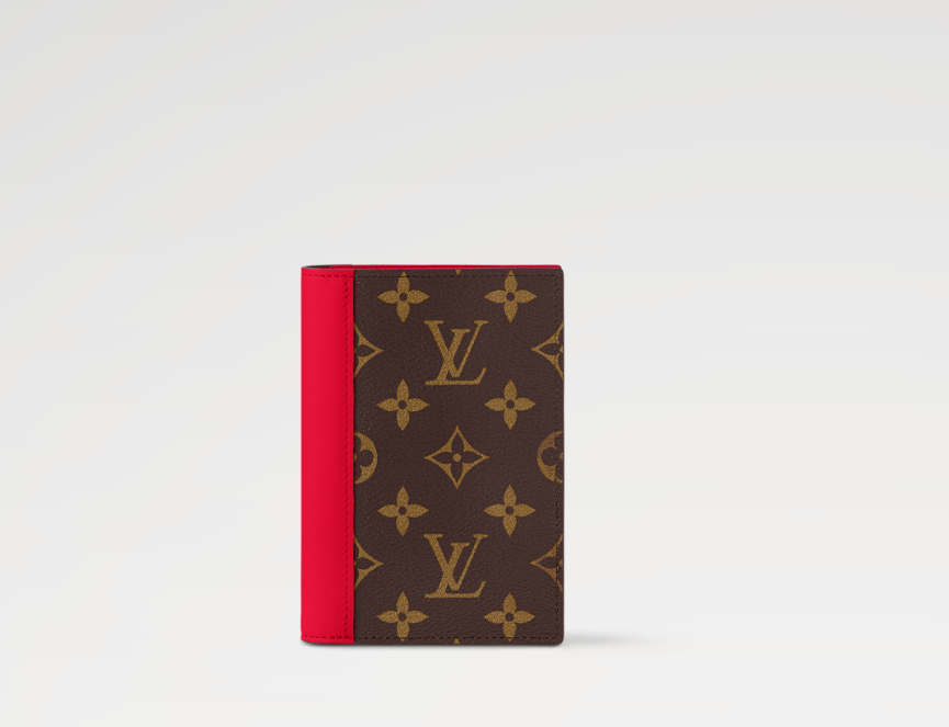 Louis Vuitton PASSPORT COVER Monogram Macassar Coated Canvas