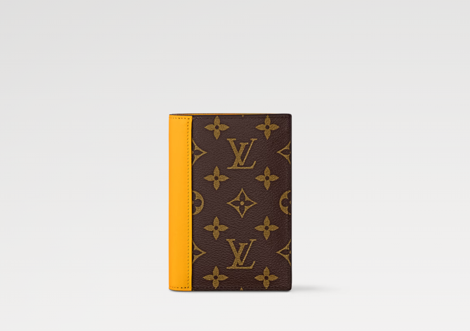 Louis Vuitton PASSPORT COVER Monogram Macassar Coated Canvas