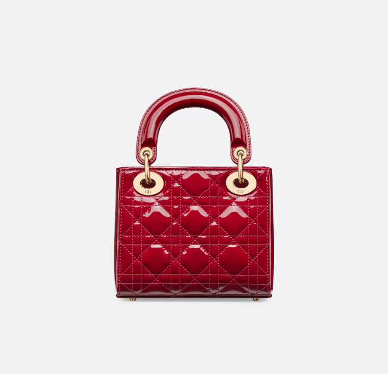 Mini Lady Dior Bag Patent Cannage