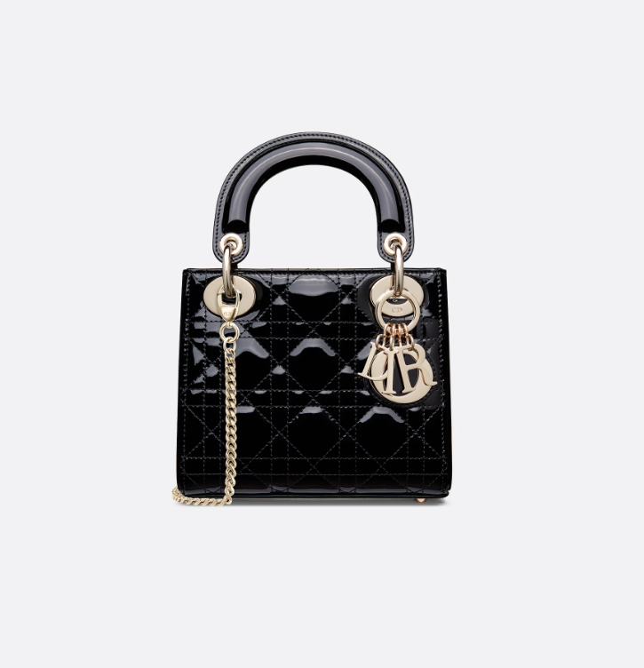 Mini Lady Dior Bag Patent Cannage