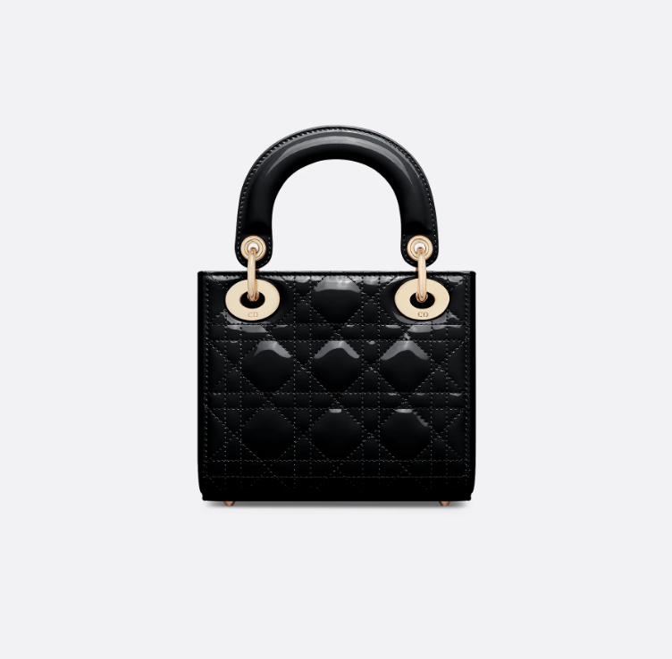 Mini Lady Dior Bag Patent Cannage