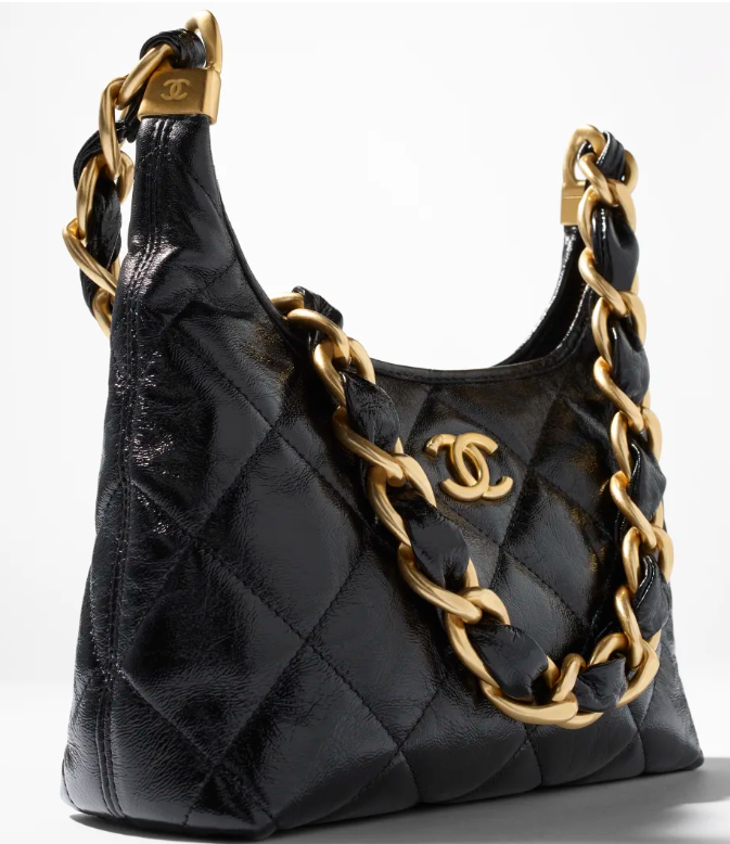 Chanel Small Hobo Bag Black