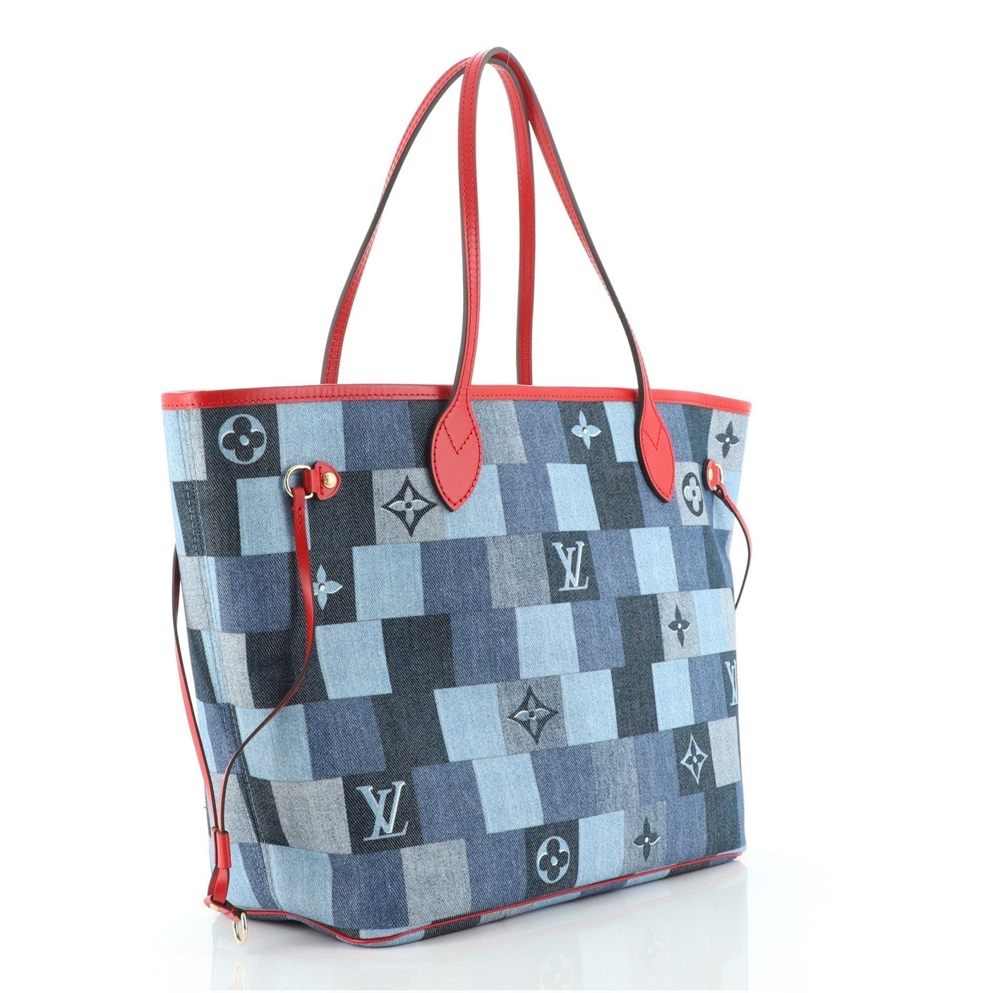 Louis Vuitton, Bags, Sold New Louis Vuitton Denim Patchwork Neverfull