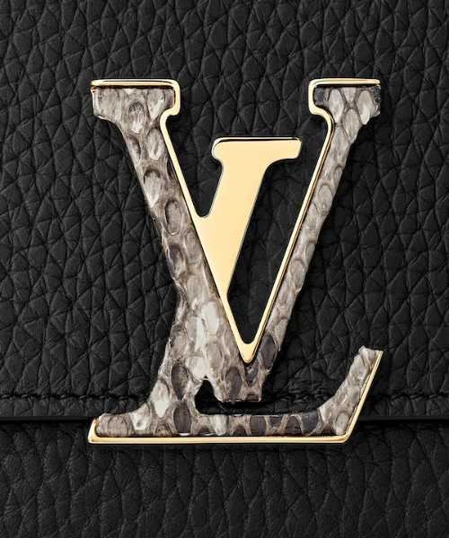 lv capucines wallet taurillon black