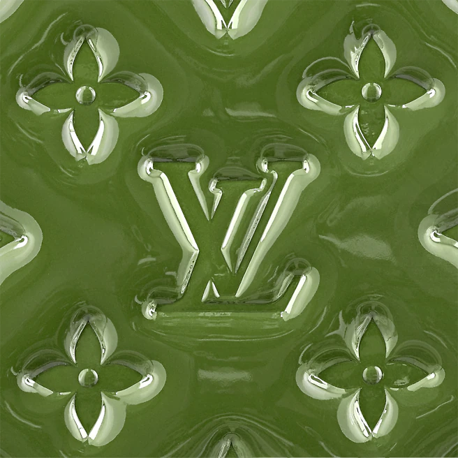 Louis Vuitton Coussin PM Monogram Bag Glossy Calfskin In Green