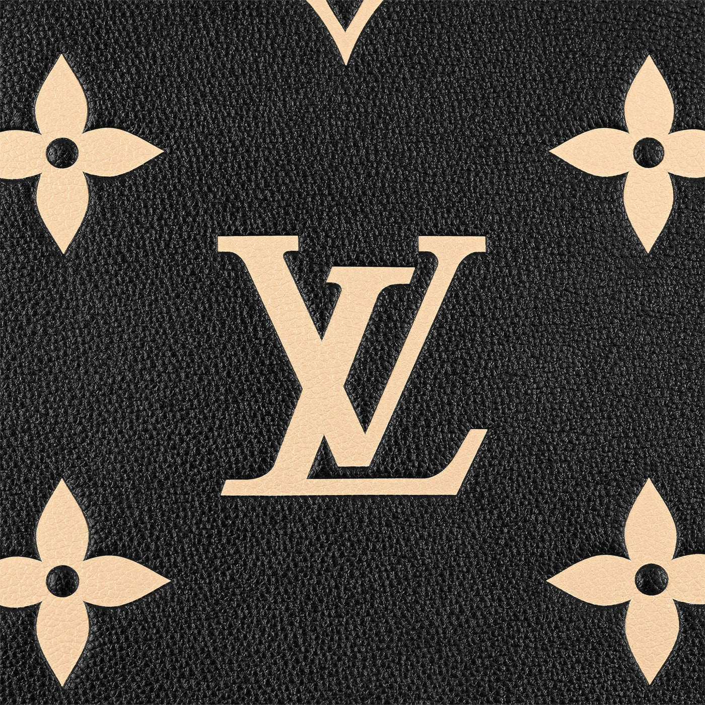 LOUIS VUITTON GRAND PALAIS BAG/Bicolor Monogram Empreinte Leather