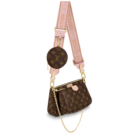 Louis Vuitton Multi Pochette Accessoires Rose Clair