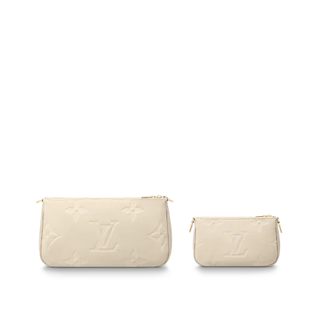 Louis Vuitton Multi Pochette Accessoires Light Pink in Grained Cowhide  Leather with Gold-tone - US