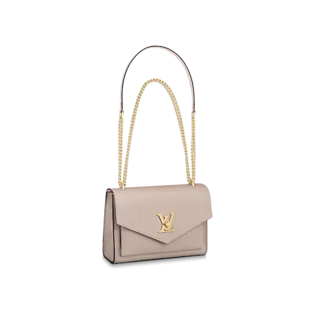 Louis Vuitton - Authenticated Lockme Handbag - Leather White Plain for Women, Very Good Condition