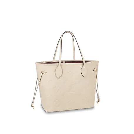 LV x YK Neverfull MM Monogram Empreinte Leather - Women - Handbags