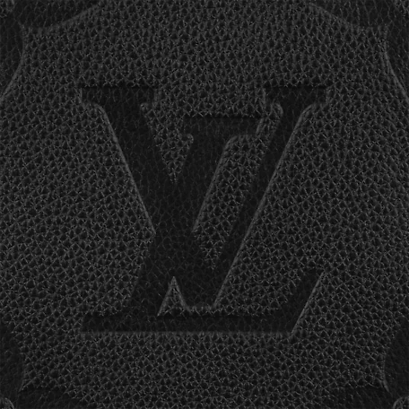 LV Neverfull MM Monogram Empreinte Leather Black